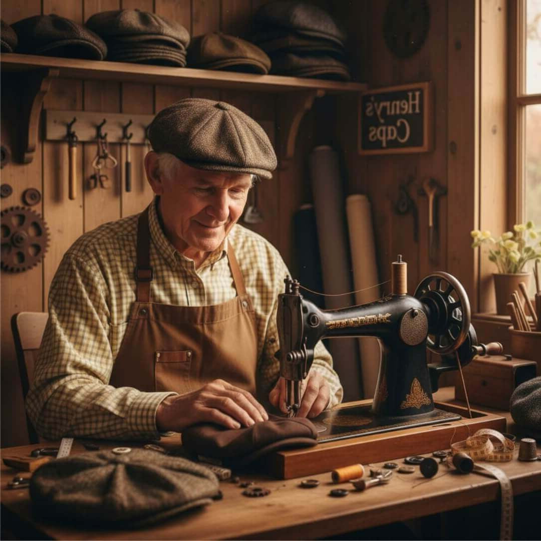 Boina de sarga de algodón tipo chino | Fuengirola