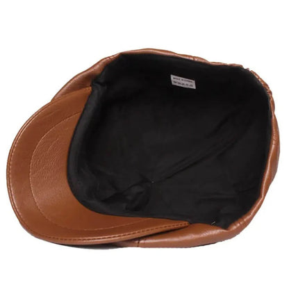 Boina plana de cuero | Valladolid