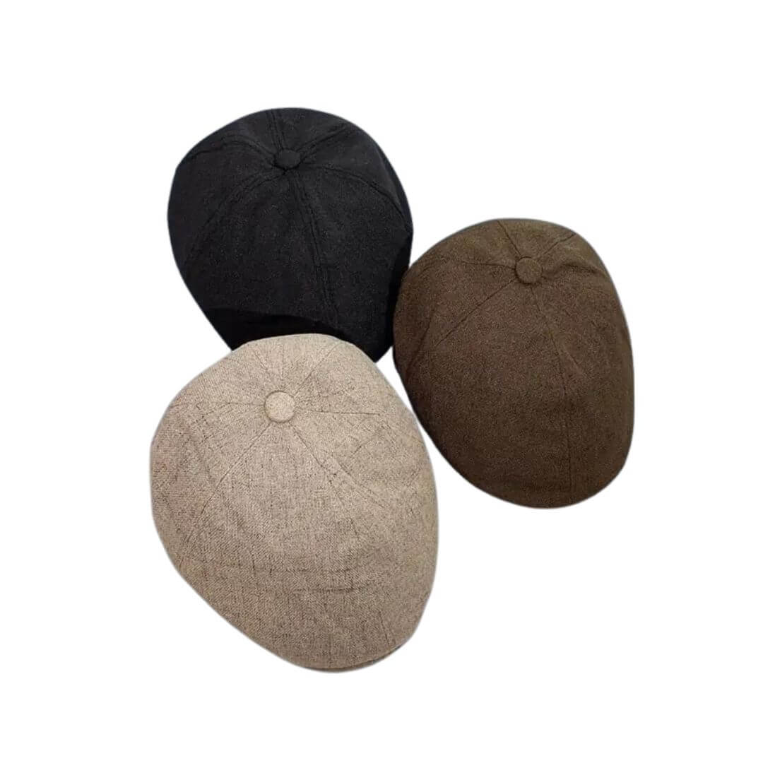 Boina plana de mezcla de lino | Marbella