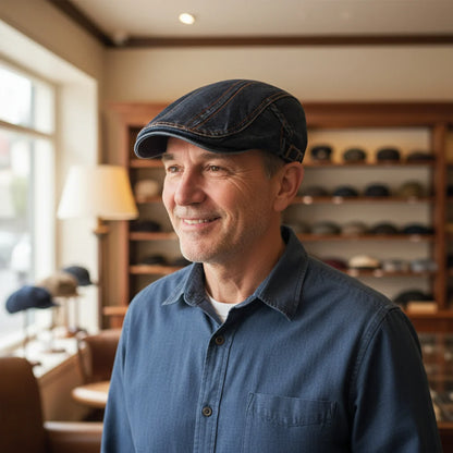 Boina plana de mezclilla | Tarragona