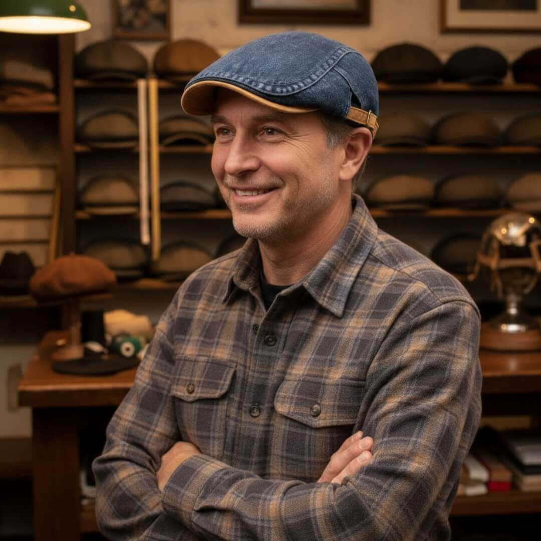 Boina plana de mezclilla | Manresa