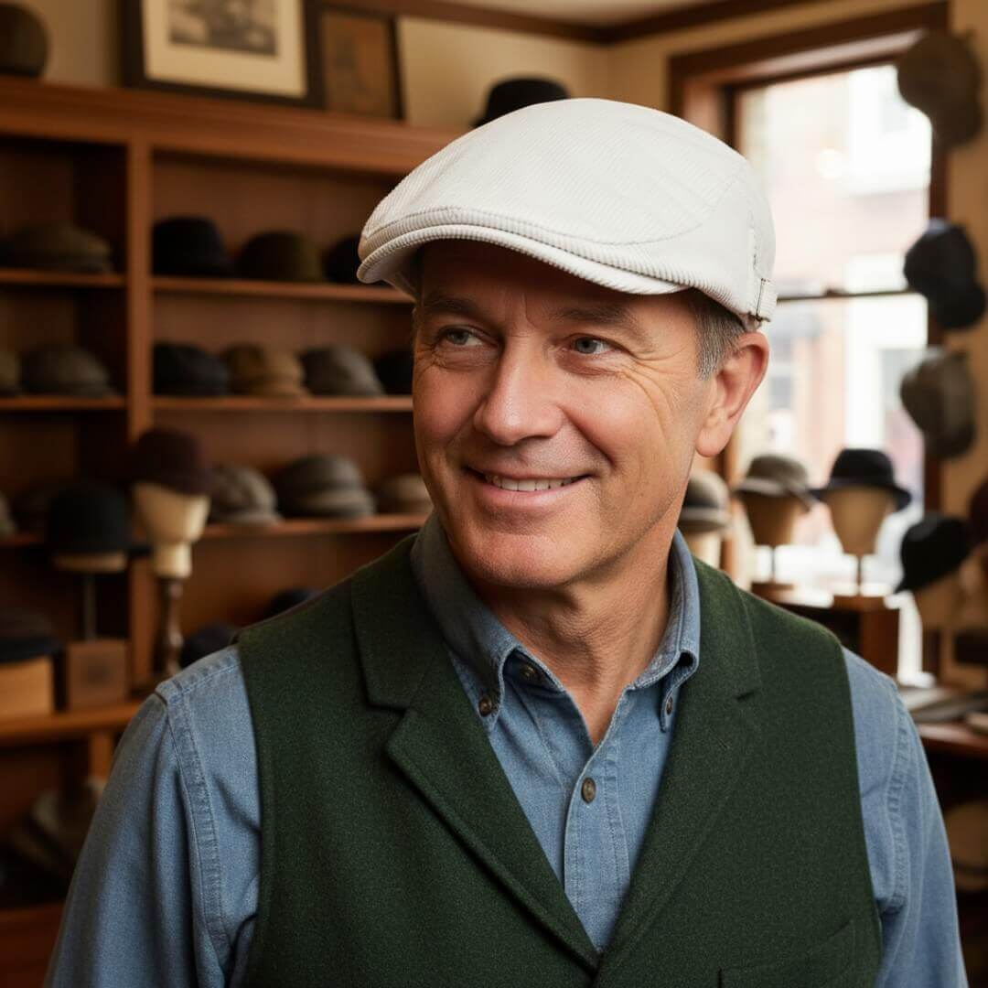 Boina plana de pana | Avilés