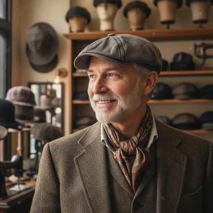 Boina octogonal de algodón lavado | A Coruña