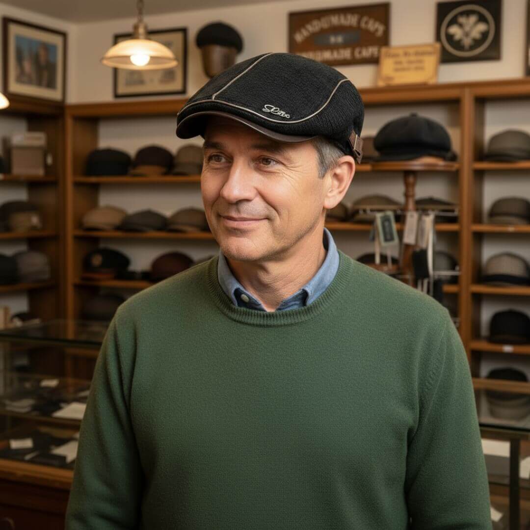 Boina plana tejida | Ponferrada