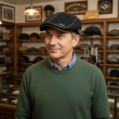 Boina plana tejida | Ponferrada