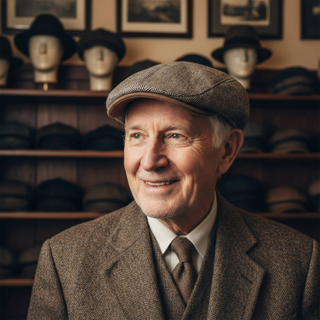 Boina tipo ivy de lana con espiguilla | Granada