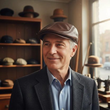 Boina tipo ivy de cuero | San Fernando